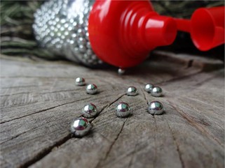 โลหะชุบสังกะสีเงินแม่นยำ BBS 4.5 มม. (.177 Cal)